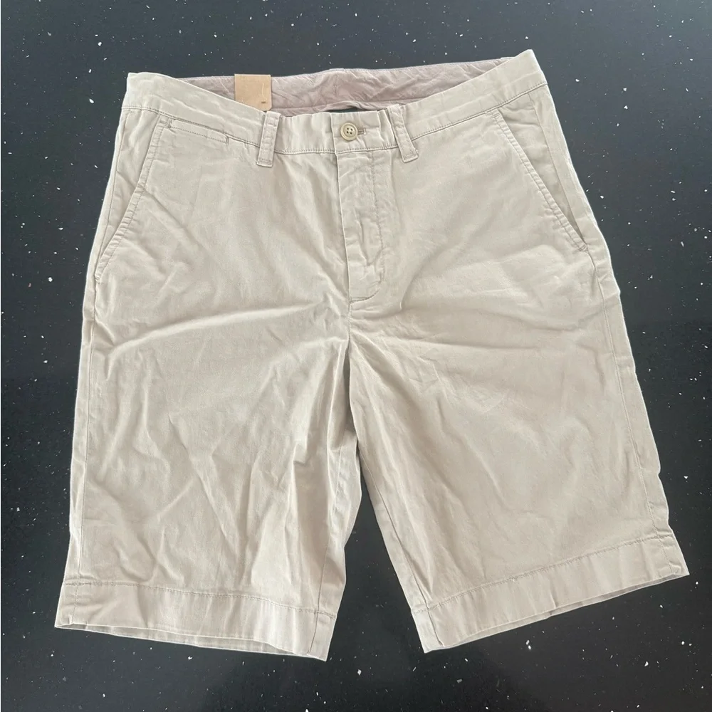 Crewcuts Stanton Beige Flat Front Shorts
